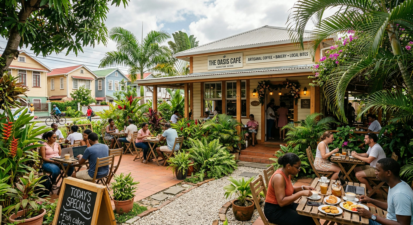 Backyard Cafe Georgetown — business in Guyana