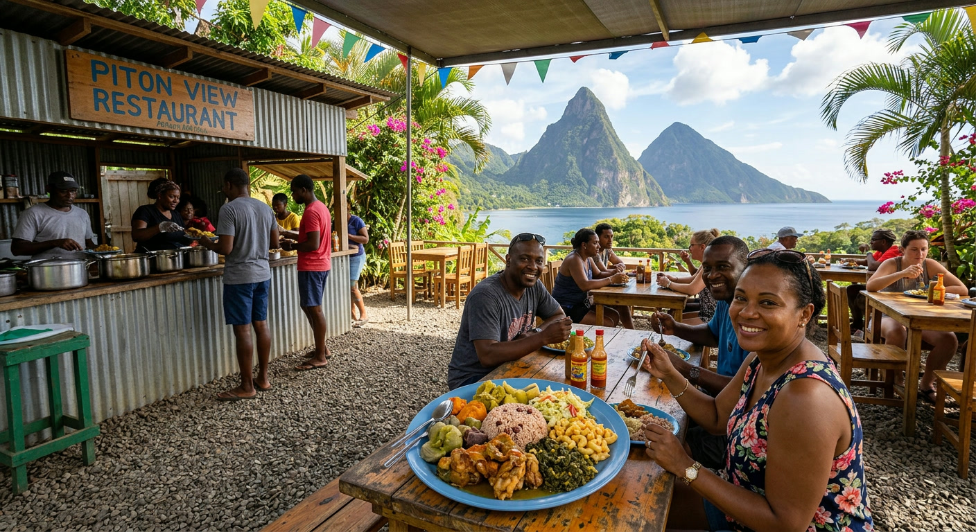 Pitons Plate Lunch — business in Saint Lucia